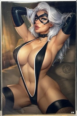 METAL* Falling Deep #1   Black Cat Bikini Variant   Alice Rauch   LTD 1/10