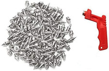 120Pcs 1/4Inch Stainless Steel Track and Cross Country Spikes with Red or Green