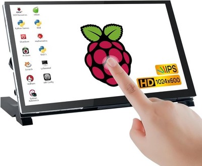 7 Zoll IPS LCD Touchscreen Raspberry Pi Monitor Display 1024 × 600 kapazit