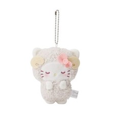 Plush Mascot Holder Oyasumi Hitsuji Hello Kitty Sanrio