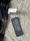 Chicos Additions Shawl Wrap Scarf With Tassles Oblong Dottie Crinkle One Size — photo 3