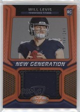 2023 Certified New Generation Jerseys Mirror Orange 44/249 Will Levis 10w8