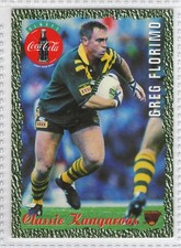 Aussie Dynamic Marketing Classic Kangaroos Rugby League Card Greg Florimo