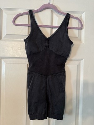 Joylab Women s XS Charcoal Gray One Piece Romper Sleeveless