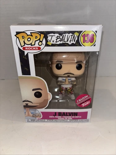 New Funko Pop! Rocks:  J Balvin Limited Edition Figure #136 Reggaeton PR