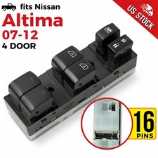 Master Power Window Switch for Nissan Altima 2007-2012 Driver Side 25401-ZN50C