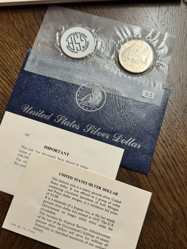 1922 Peace Silver Dollar GSA Soft Pack OGP Gem BU Uncirculated MS++ Coin (3359)