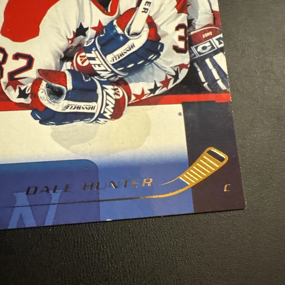 1995-96 PINNACLE RINK COLLECTION HOCKEY CARD DALE HUNTER #21 WASHINGTON CAPITALS - Image 3 of 4