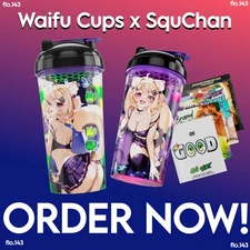 GamerSupps GG Waifu Creator Cup - SquChan w/Sticker & Samples - | IN HAND SOON |