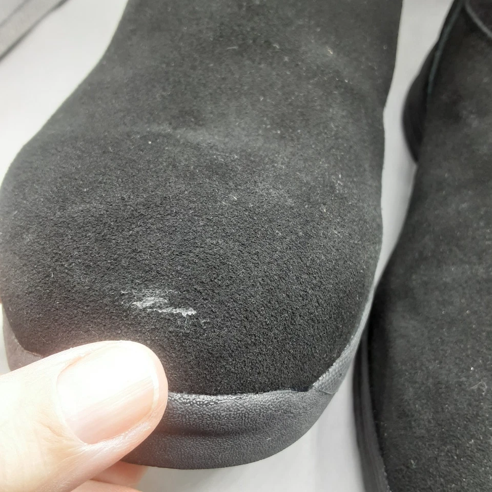 Botas Muk Luks Ariel para mujer 11W negras gamuza piel sintética E109 Foto 3 de 4