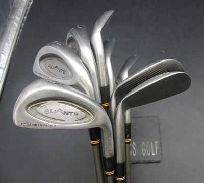 Set 8x Tsuruya Aliante 5-SW + AW Eisen Regular Graphit Schäfte schwarz Griffe*