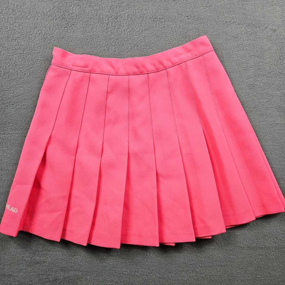 Falda Tenis Vintage Rosa CABEZA Ropa Deportiva Plisada Para Mujer 8 EE. UU. Pickleball Foto 4 de 4