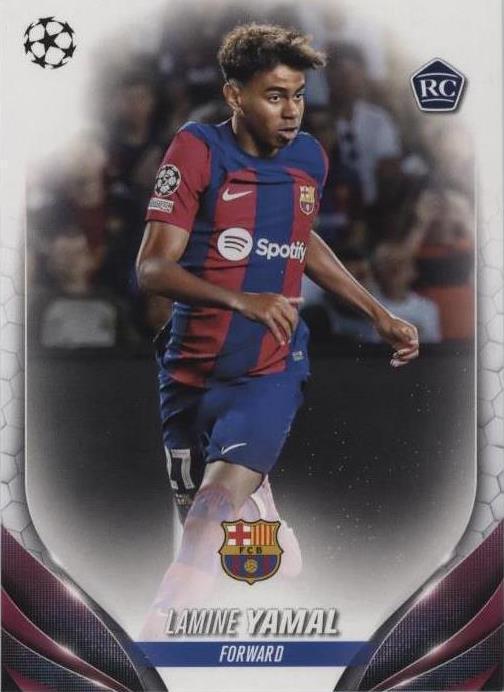25+ Topps UEFA Club Competitions Lamine Yamal #64 Trading Card 