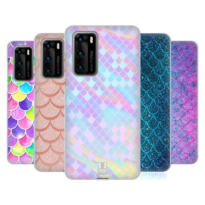 HEAD CASE DESIGNS MERMAID SCALES SOFT GEL CASE FOR HUAWEI PHONES 4