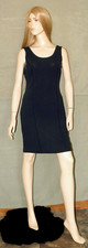 Vintage Maakett Sleeveless Little Black Dress, L, Large, Body Contour Mini Dress