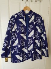 Vintage Catalina Cotton Navy Turtle Jacket, 44" Bust