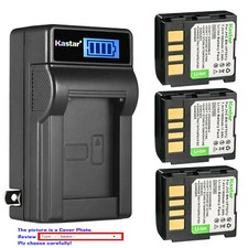 Kastar Battery LCD Wall Charger for BN-VF707  JVC GR-D350EZ GR-D350U GR-D350US