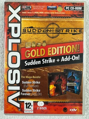 Sudden Strike Gold Edition + Add-On! Forever - Windows PC - Region Free - sehr guter Zustand