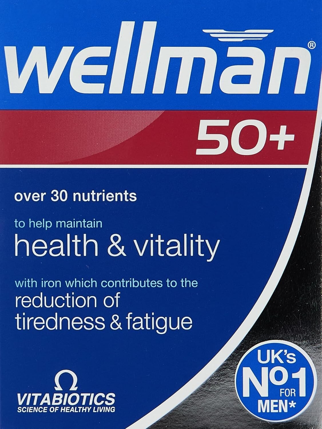 VITABIOTICS WELLMAN  50+ | 30 Tablets | Maintain Health and Vitality