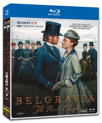 Belgravia Season 1-2 (2024) 蓝-Ray TV Series BD 3 Disc All Region Free New