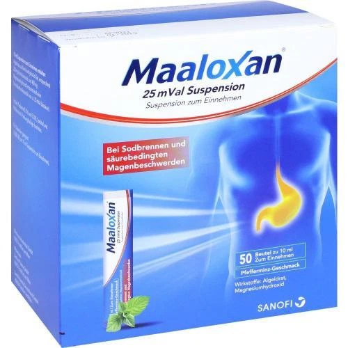SANOFI-AVENTIS DEUTSCHLAND GMBH GB SELBSTMEDIKATION MAALOXAN 25 mVal Suspension 50X10 ml PZN 1427373