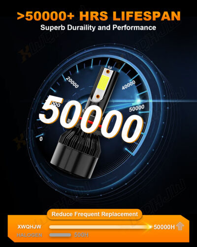 For 2015-2021 2022 2023 Ford F150 LED Headlight Hi/Lo Beam Fog Light Bulbs - Foto 6 di 21