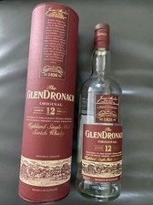 The Glendronach Original Single Malt Scotch Whisky Empty Bottle 0.7L And Box