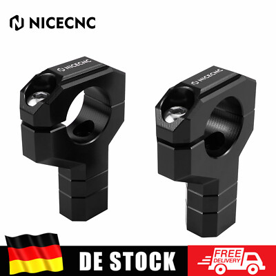 Handlebar Riser Clamps Adjustable 0-10-15-25mm For Yamaha YZ250F YZ125 2007-2019