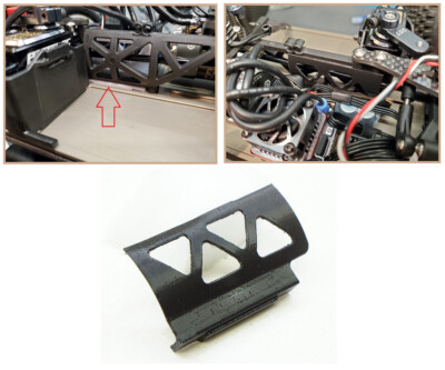 Wiring Guard for Tekno EB410, EB410.2, ET410 & ET410.2 - Protects ESC/RX Wires