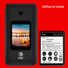 Long Lasting 1550mAh Rechargeable Battery f Cricket Debut Flip U102AC Cell Phone