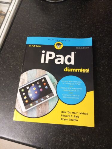 iPad For Dummies by Bob LeVitus, (Paperback, 2018) 10th Edition - Picture 1 of 2