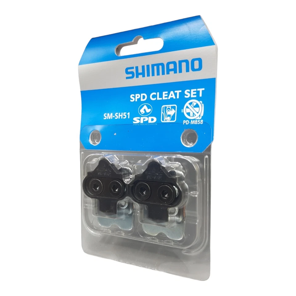 ORIGINAL Shimano SM-SH51 MIT Gegenplatte SPD Schuhplatten Pedalplatten Cleats - Bild 2 von 4