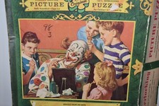 VTG TUCO PICTURE PUZZLE "GREATEST SHOW ON EARTH" FAMILY CHURCH GIANT SIZE "BOX"