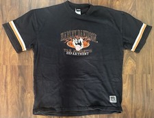 VTG Harley Davidson Motorcycles Tasmanian Devil Loony Tunes Taz T Shirt XL Retro