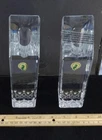Beautiful Pair Of Vintage Waterford Crystal Skyscraper Style Heavy Candlesticks