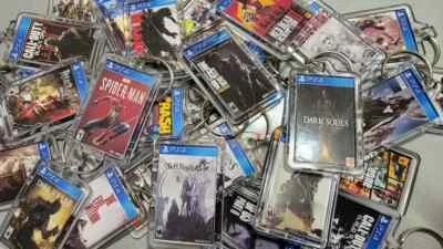 Playstation 4 PS4 Game Art Video Game Keychain | Chain | Pendant (Front & Back) - Image 1 of 3
