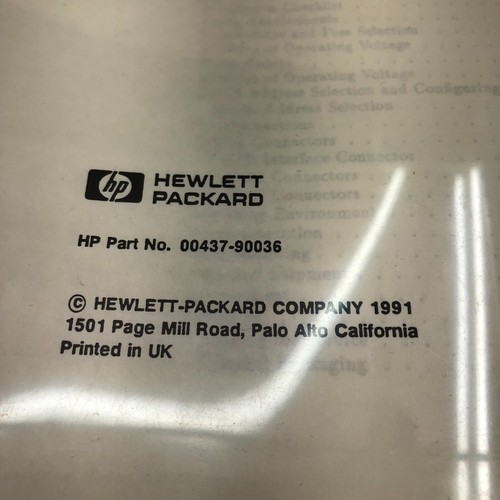 HP 437B Power Meter Operating Manual + Getting Started Guide 437-90036 - Picture 4 of 4