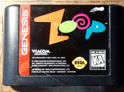 Zoop (Sega Genesis, 1995) VG Shape & Tested 40824231020| eBay