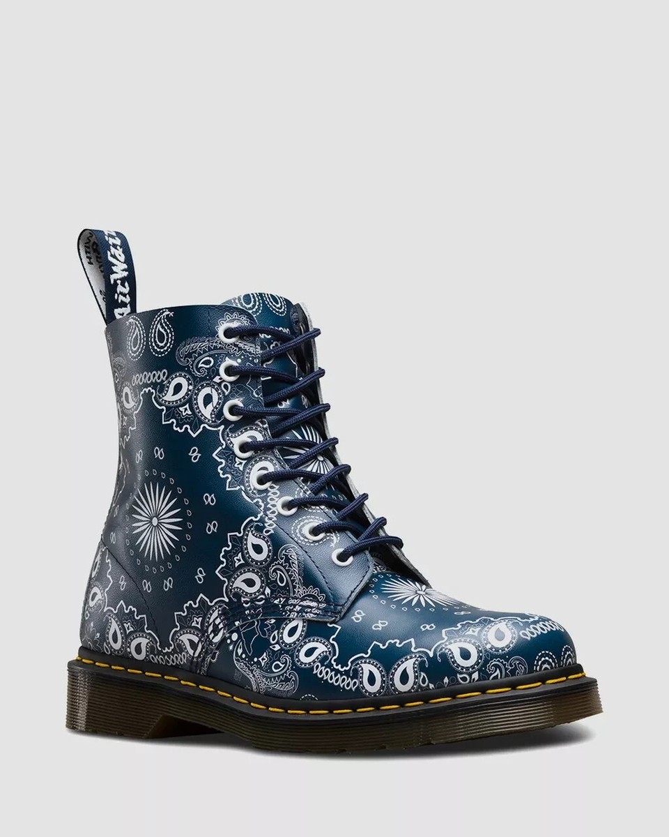 DR MARTENS 1460 PASCAL BOOTS UK SIZE EU 38 BANDANA BACKHAND DMS 21864411  RARE
