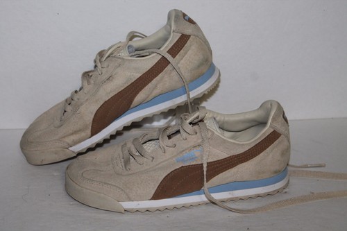 puma roma trainers blue