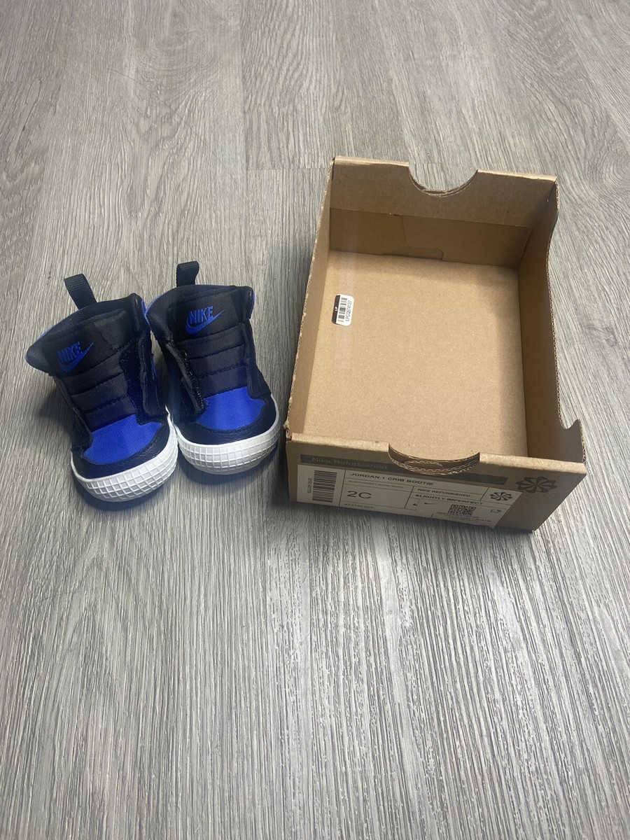 Air Jordan Retro Royal TD Crib Shoe Size 2c Blue AT3745-007