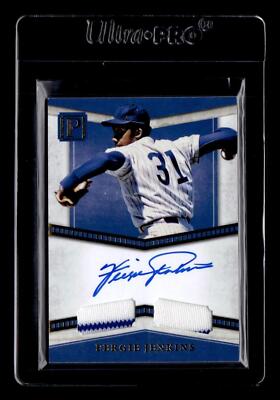 2016 Panini Pantheon #PSD-FJ Fergie Jenkins Pantheon Scripts Duals Gold #/25