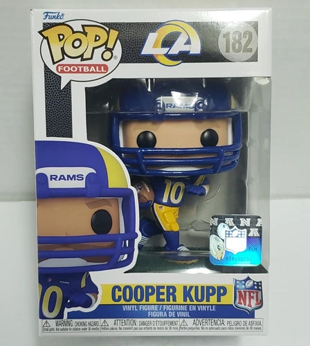 COOPER KUPP - Los Angeles Rams Funko Pop! NFL #182 Collectible Figure - BOX WEAR