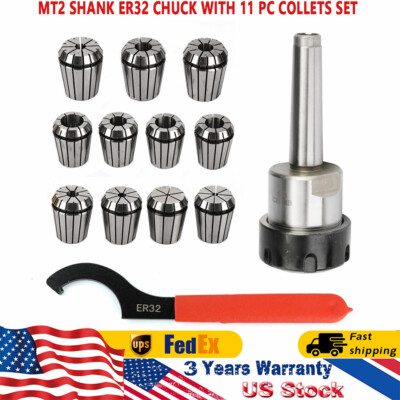 MT2 ER32 Morse Taper Collet Chuck Tool Holder ER32 Collet Set Milling Tool Set