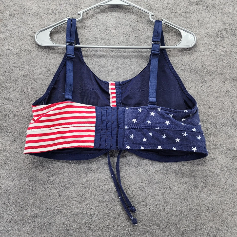 Cacique Bralette Womens 22/24 USA Flag - Image 2 of 4