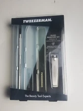 Tweezerman Glass Manicure Set - New in box