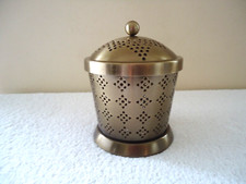 Opalhouse Metal Brass Finish Bath Room Cannister " BEAUTIFUL MULTI USE ITEM "