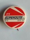  Spector Freight System Inc. IT'S SUPEROUTE Rare Vintage pinback button — photo 2