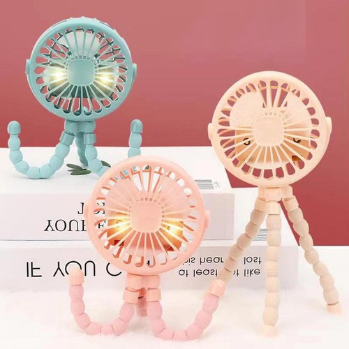 Portable Fan with Flexible Tripod Clip On Baby Fan for Stroller/ Pram/ Pushchair - Picture 5 of 12