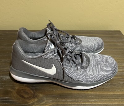 Nike Trainers  Flex Supreme TR 6 Shoes AH8176-019 Gray Size 9.5W